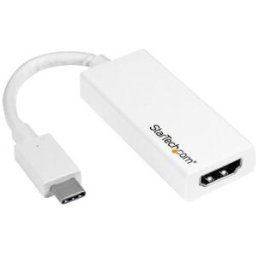 Adaptador StarTech.com - USB-C a HDMI - 4K - 60hz - Blanco