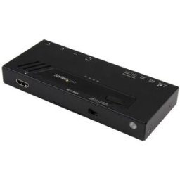 Switch StarTech.com VS421HD4KA - 4 Puertos HDMI - 4K - Negro
