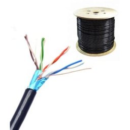 Bobina SAXXON OFTPCAT5ECOPE305N - Cat5e - 24 AWG - 305m - Negro