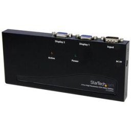 Duplicador Divisor StarTech.com ST122PRO - Vídeo VGA - 2 Puertos - 350MHz - Splitter
