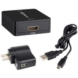 Convertidor Steren 208-144 - VGA a HDMI - Full HD - 3.5 mm - Negro