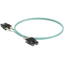 Jumper de Fibra Óptica Panduit FX23RSNSNSNM003 - SC a SC - Dúplex - Multimodo - 3M - Turquesa