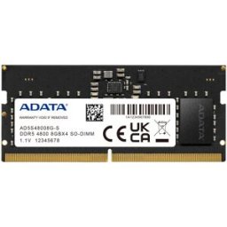 Memoria RAM ADATA AD5S48008G-S - DDR5 - 8GB - 4800MHz - SO-DIMM - para Laptop