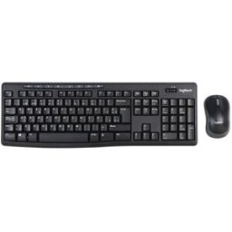 Kit Teclado y Mouse Logitech MK270 - Inalámbrico - Multimedia - Español - Negro