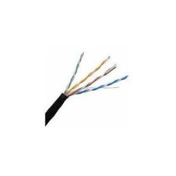Bobina Enson - Cat5e - 100M - 24 AWG - Negro