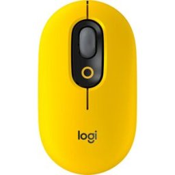 Mouse Logitech POP - Inalámbrico - USB - 4 Botones - Amarillo