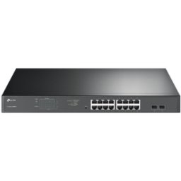 Switch TP-LINK TL-SG1218MPE - Gigabit Ethernet - 18 Puertos - Soporta 16 PoE+ - 2 SFP - Gestionado