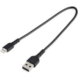 Cable StarTech.com RUSBLTMM30CMB - USB-A a Lightning - 30cm - Negro