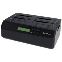 Docking Station StarTech.com - 2.5"/3.5" - USB 3.0 - SATA - eSATA - HDD/SSD - 4 bahías - Negro