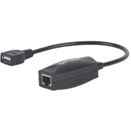 Extensor de Línea USB Manhattan - Extensión Activa 60 Metros via RJ45