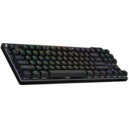 Teclado Gamer Logitech PRO X TKL - Inalámbrico - Multimedia - RGB - Negro