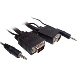 Cable SVGA BRobotix 321700 - Con Audio - Macho a Macho - Para Monitor - 30 Metros