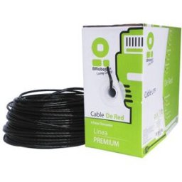 Bobina BRobotix - Cat5e - 305M - 24 AWG - Gel - Negro