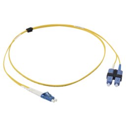 Cable de Fibra Óptica SIEMON - LC/UPC-SC/UPC - Dúplex - Monomodo - 1M - Amarillo