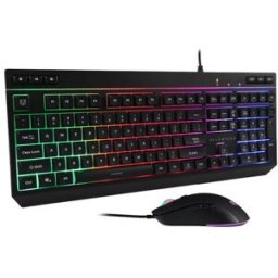 Kit Gamer Balam Rush Squad Master Plus KTM555 - Teclado - Mouse - RGB - Alámbrico - Español