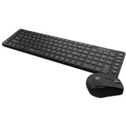 Kit de Teclado y Mouse Klip Xtreme Revolution - Inalámbrico - Español - Negro