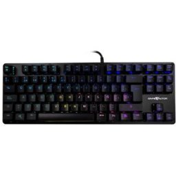 Teclado Mecánico Vorago Game Factor KBG500 - Alámbrico - USB - Switch Azul - RGB - Negro