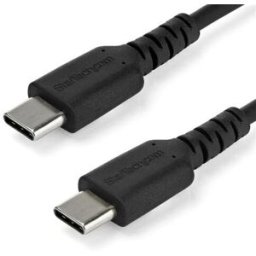 Cable USB StarTech.com RUSB2CC1MB - USB Tipo C - 1 M - Fibra Aramida - Negro