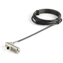 Candado StarTech.com - Combinación - Cable de 2m - Para Laptop