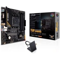 Tarjeta Madre ASUS TUF GAMING A520M-PLUS WIFI - Socket AM4 - 4xDDR4 - 2133/3200/4866(O.C.)MHz - HDMI - VGA - DisplayPort - USB 2.0/3.2 - Micro ATX