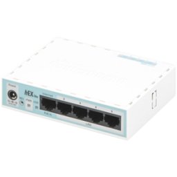 Router MikroTik hEX lite - 5 Puertos - Fast Ethernet