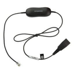 Cable para Audifonos Jabra Gn1216 - RJ-9 Macho a QD Macho - Jabra Gn 2000/Gn2000/Biz 2400/2400 3in1/Gn2000