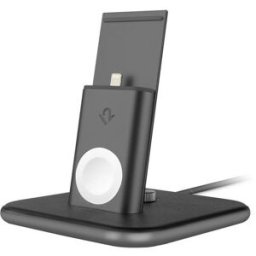 Cargador Dual Twelve South HiRise - Para iPhone y Apple Watch - Negro