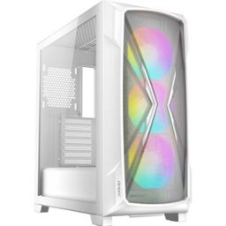 Gabinete Gamer Antec DP505 - Media Torre - ATX/Micro-ATX/ITX/E-ATX - 3 Ventiladores - Panel Lateral - Blanco