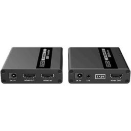 Kit Extensor de Video SAXXON LKV223 - HDMI por Cable de Red Cat6 - Hasta 70M - Full HD