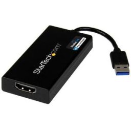 Adaptador de Vídeo StarTech.com - USB 3.0 a HDMI - 4K - Multi Monitor - Negro