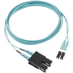 Jumper de Fibra Óptica Panduit FX2ERLNSNSNM030 - LC a SC - Dúplex - Multimodo - 30M - Aqua