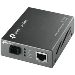 Convertidor de Medios TP-Link MC111CS - Mono Modo WDM Conector de Fibra SC a RJ45 10/10Mbps - Duplex Total Hast