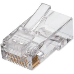 Plug QIAN - Cat6 - RJ45 - Transparente - 100 Piezas