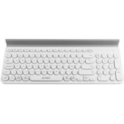 Teclado Acteck INSPIRE COMP TI695 - Inalámbrico - Bluetooth - Español - Blanco
