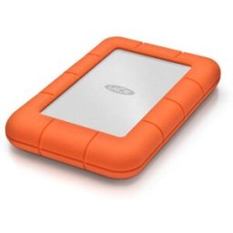 Disco Duro Externo LaCie Rugged Mini - 2.5" - 2TB - USB 3.0 - Windows/Mac - Plata/ Naranja