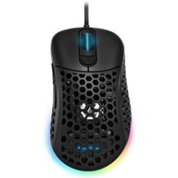 Mouse Gamer Sharkoon Light2 200 - Alámbrico - 6 Botones - Negro - RGB