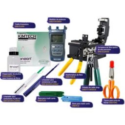 Kit Enson KIT-TOOLS-FO - De Preparación para Conectorización de Fibra Óptica