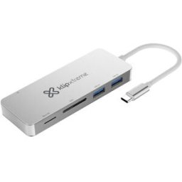 HUB Klip Xtreme KCR-500 - USB 3.0/USB-C a Lector de Tarjeta - Tarjeta SD - MicroSD
