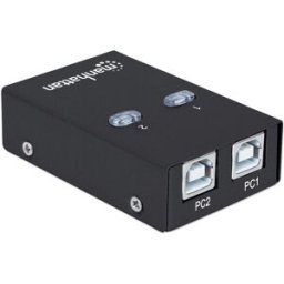 Switch USB Manhattan 162005 - USB-B - Negro