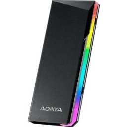 Gabinete ADATA EC700G - USB 3.2 - PCIe/SATA 3 - SSD/M.2 - RGB - Negro