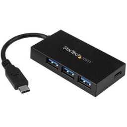 HUB USB StarTech.com - Conecta USB 3.0 - 4 Puertos - Negro