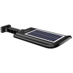 Lampara LED Steren LAM-081 - Sensor de Movimiento - Panel Solar - Batería Recargable - Negro