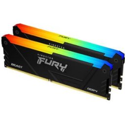 Kingston Memoria RAM Kingson FURY Beast - DDR4 - 16GB (2x8GB) - 3200MHz - DIMM - Para PC