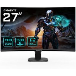 Monitor Gamer Gigabyte GS27FC - 27" - Full HD - 180Hz - HDMI - DisplayPort - Curvo