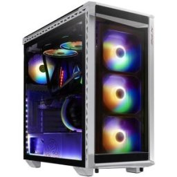 Gabinete Gamer ADATA XPG BATTLECRUISER - Media Torre - ATX/Mini-ITX/Micro-ATX/E-ATX - 3x Ventilador Frontal - Blanco