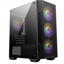 Gabinete Gamer MSI MAG FORGE M100A - Mini Torre - Micro-ATX/Mini-ITX - 3x Ventilador Frontal - Panel Lateral