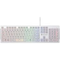 Teclado Gamer Cougar Vantar S RGB - Interruptor de tijera - Blanco