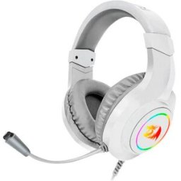 Diadema Gamer REDRAGON Hylas H260 - Alámbrico - Micrófono - RGB - Blanco