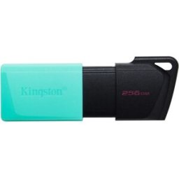 Memoria USB Kingston DataTraveler Exodia M - 256GB - USB 3.2 - Negra con Aqua