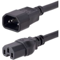 Startech.com Cable StarTech H1415-10F-POWER-CORD - Extensor de Alimentación - 3M - C14 a C15 - 15A - 125V
